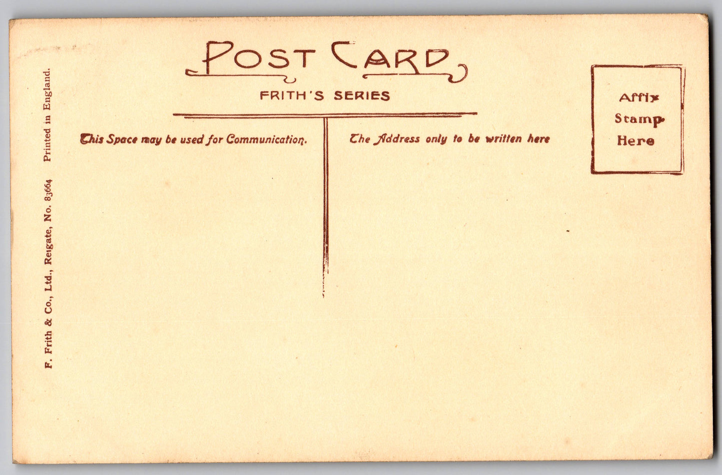 Llan Ffestiniog Cynfal Falls collectable old postcard by Frith