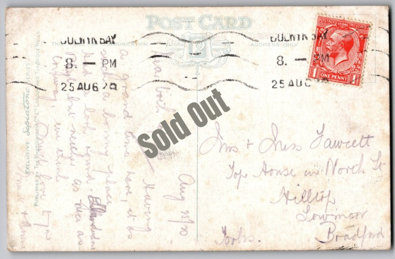 Abergele Road Colwyn Bay old collectable postcard 1920