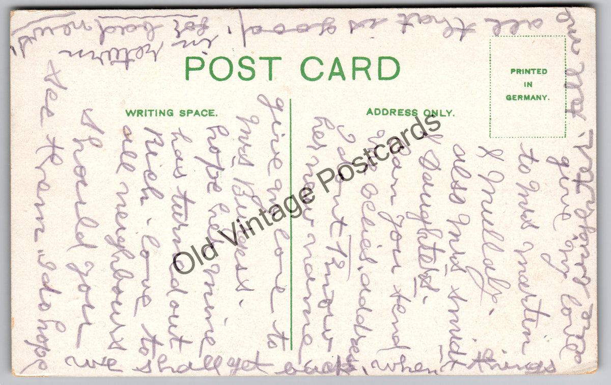 Shepperton Postcard – River Thames Boating Scene – Posted