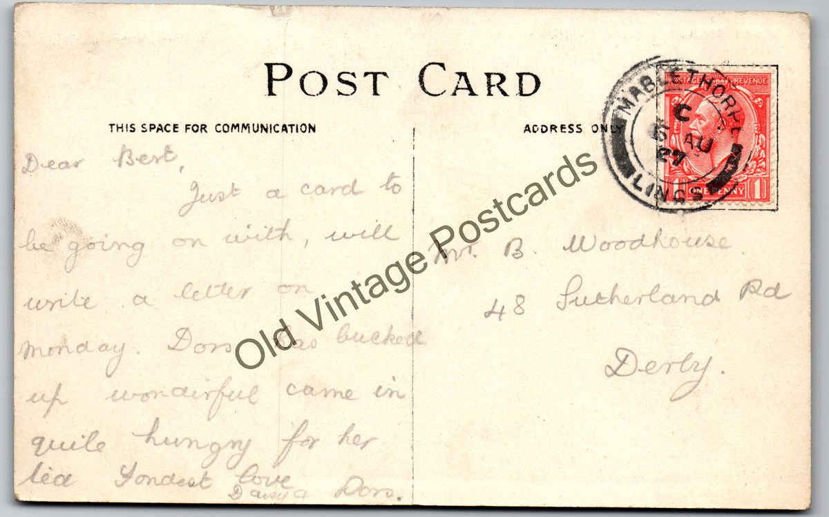 Vintage Postcard - Mablethorpe Sands, Lincolnshire - Early 1900s Seaside