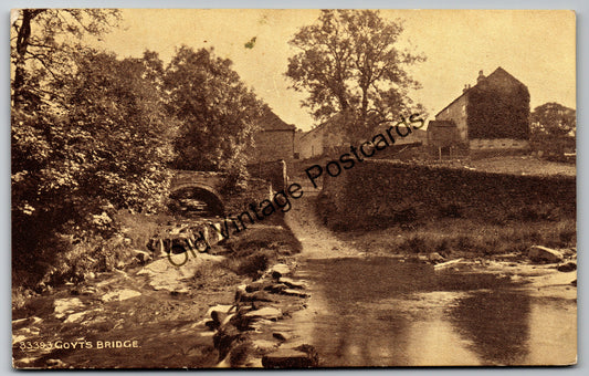 Goyt’s Bridge old postcard dated 1913