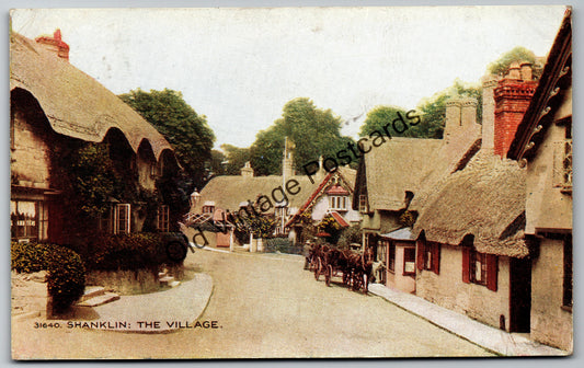 Isle of Wight Postcard – Shanklin the Village – Photochrom No. 31640