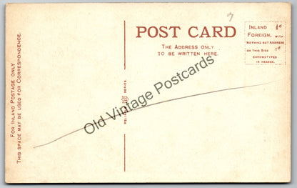 Izaak Walton Hotel from River Dove, Dovedale Postcard - Country House Hotel - Unposted early 1900s vintage