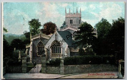 Parish Church, Wincanton, Somerset – 1906 Vintage Edwardian Postcard