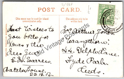 Parish Church, Wincanton, Somerset – 1906 Vintage Edwardian Postcard