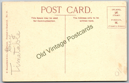 Antique Queen Bower, New Forest Postcard – Early 1900s Woodland Scene