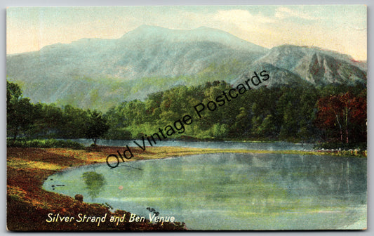 Vintage Silver Strand Loch Katrine Postcard – Ben Venue – Unposted – Early 1900s
