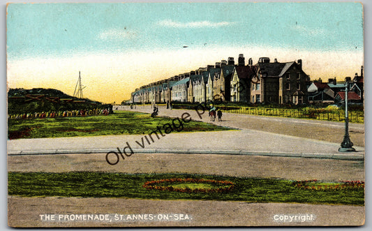 The Promenade, St Annes-on-Sea, Lancashire Postcard– Printed in Bavaria