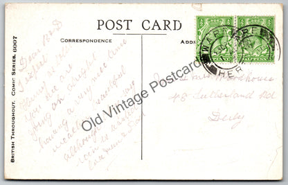 Vintage Donald McGill Comic Postcard – Married Life – 1933