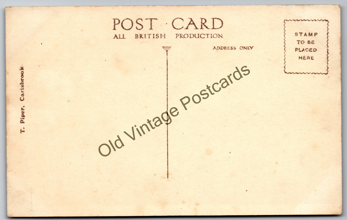 Carisbrooke Castle Donkey Wheel – Isle of Wight Vintage Postcard